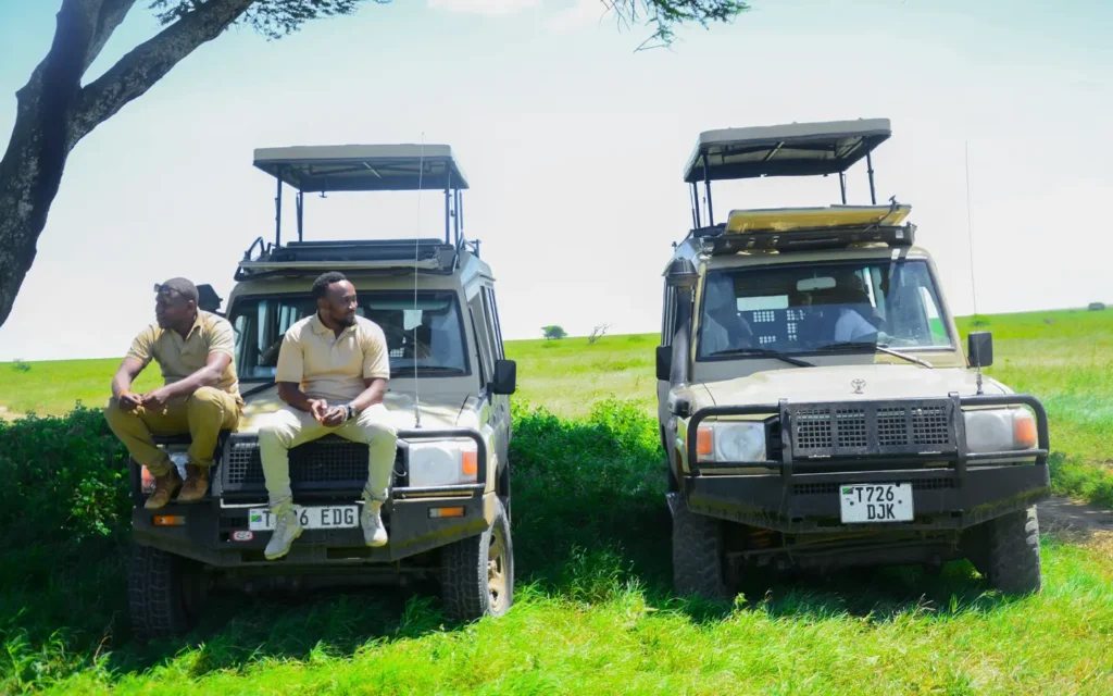 African Adventure Specialists - Tour guides relaxing in the Serengeti