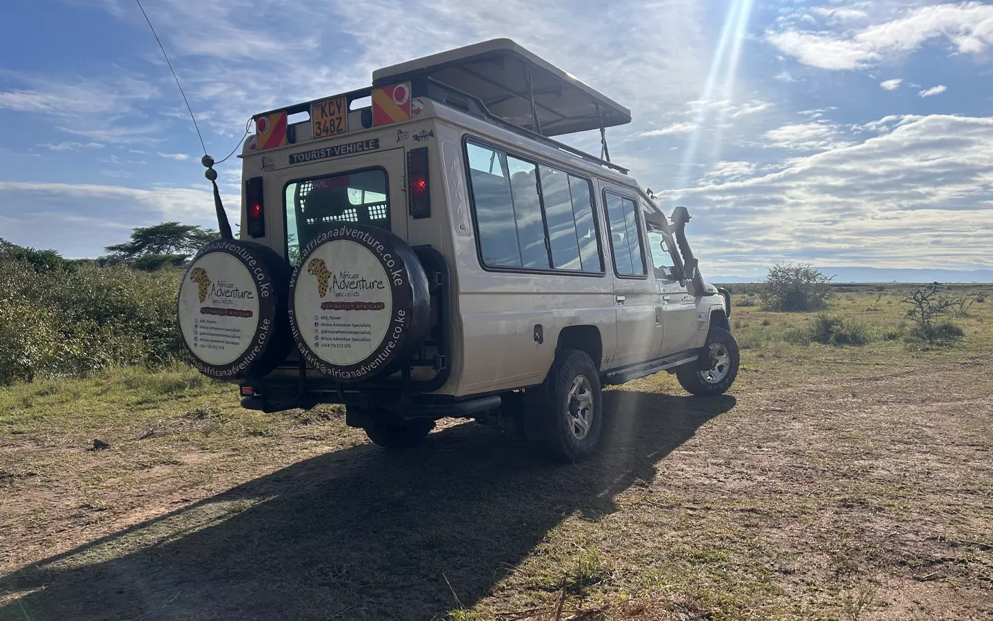 Best of East Africa Explorer Safari - The magic of Safari - African Adventure Specialists vehicle ready to head out on safari - AAS is leading destination management company in Kenya and East Africa